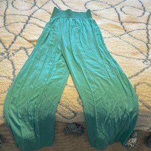 Alice + Olivia Teal Ombre Pants